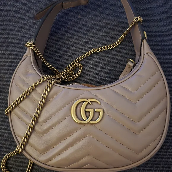 Authentic Gucci Marmont Half moon - Picture 1 of 6